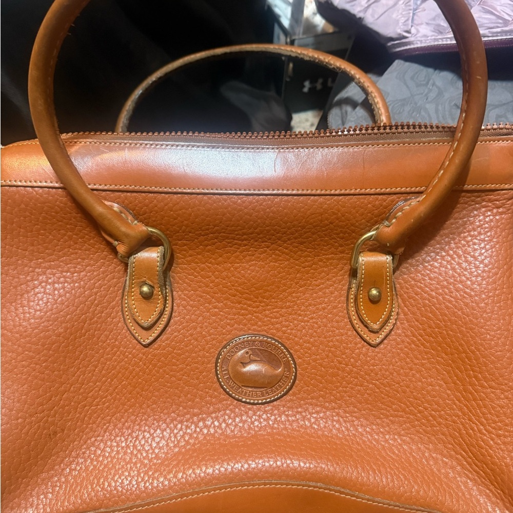 Dooney & Bourke Tan Leather Tote Bag